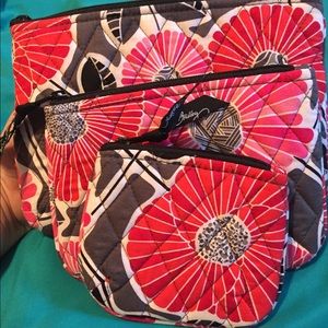 Vera Bradley Cosmetic Trio